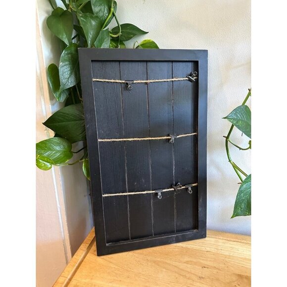 Black Wooden Photo Holder Home Decor - Picture 1 of 7